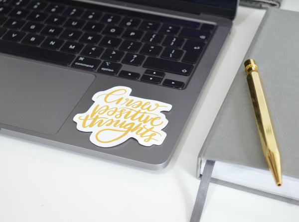 Grow Positive Thoughts Sticker