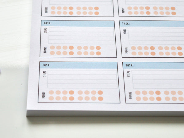 A5 Pomodoro Tracker for Productivity