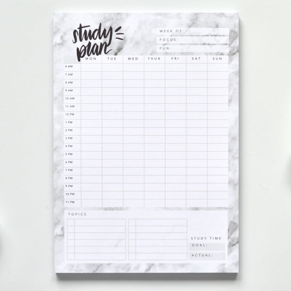 Marble A5 Study Plan