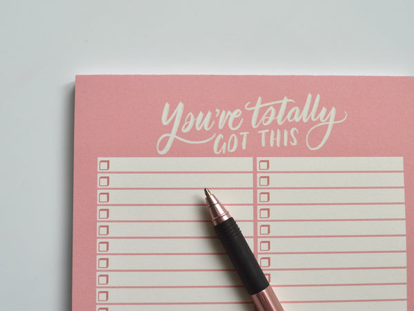 Pink A5 To-Do List