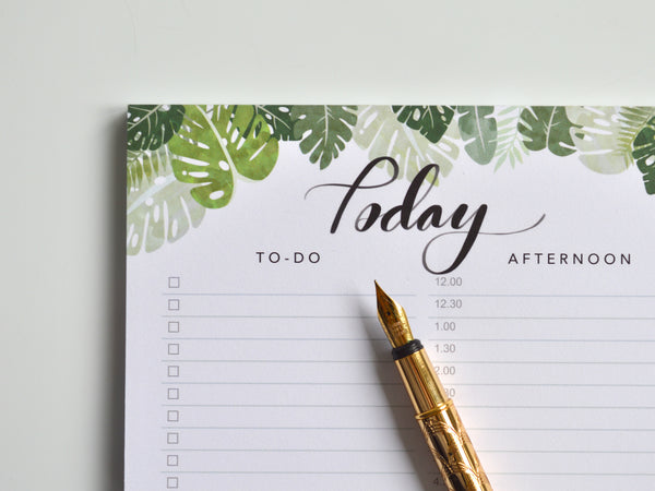 today daily planner pad
