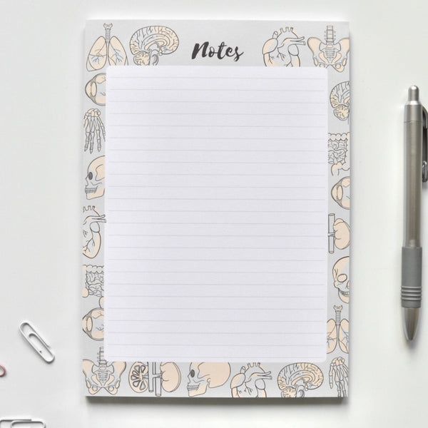 Anatomical A5 Notepad