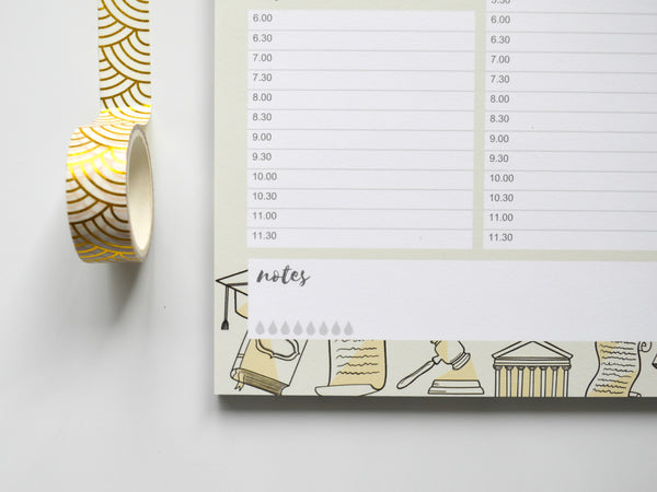 Law A5 Daily Planner