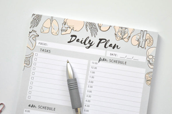 Anatomical A5 Daily Planner