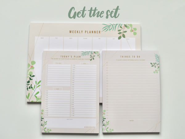 Spring Leaves A5 To-Do List
