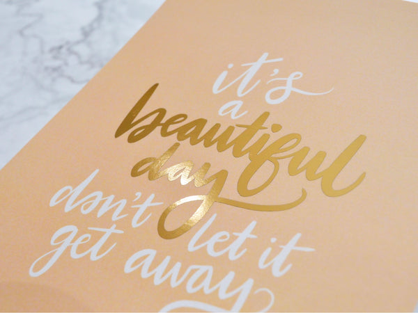 Beautiful Day A5 Print