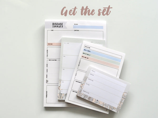 Medication Summary A5 Notepad