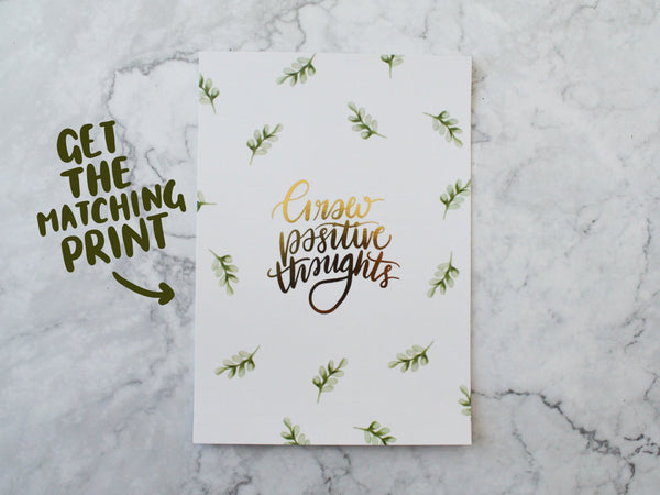 Leafy A6 Notepad