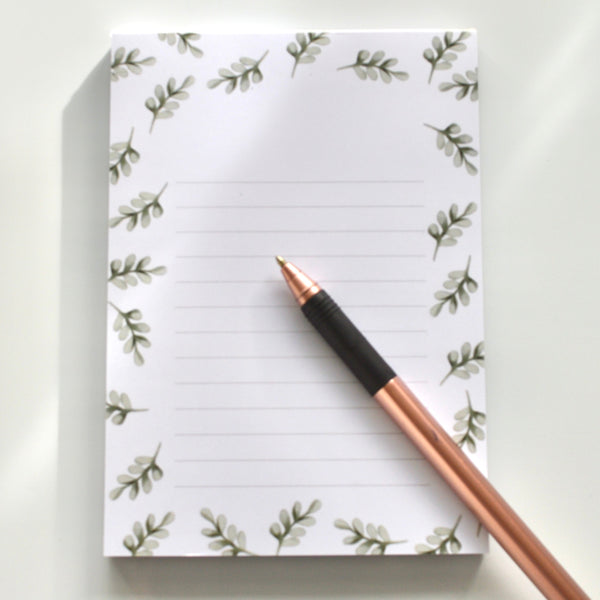 Leafy A6 Notepad
