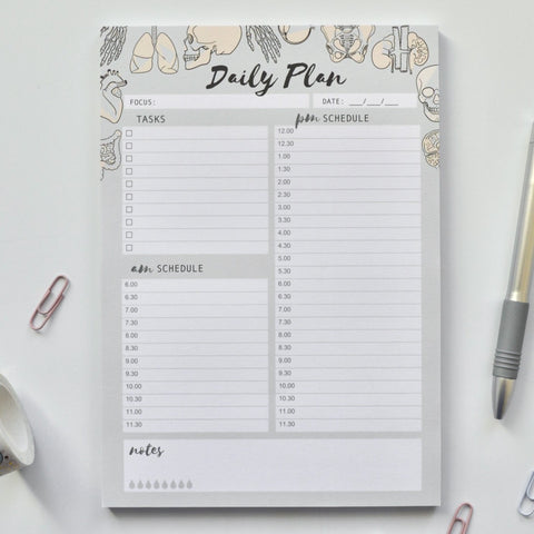 Anatomical A5 Daily Planner
