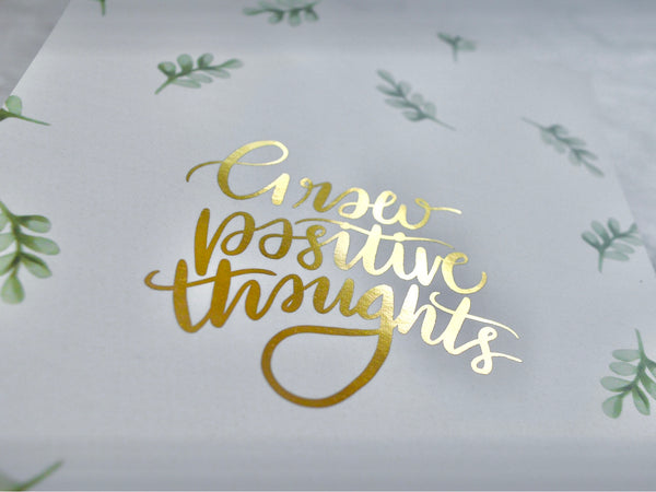 Grow Positive Thoughts A5 Print