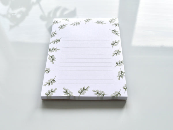 Leafy A6 Notepad